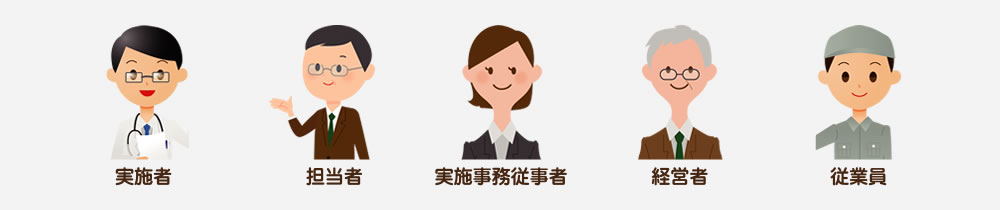 ストレスチェックサービス登場人物